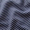Rib-jersey mini-striber – marineblå/hvid,  thumbnail number 2