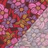 LENZING™ EcoVero™ Viskosestof blomster | Poppy Fabrics – merlot/apricot,  thumbnail number 4