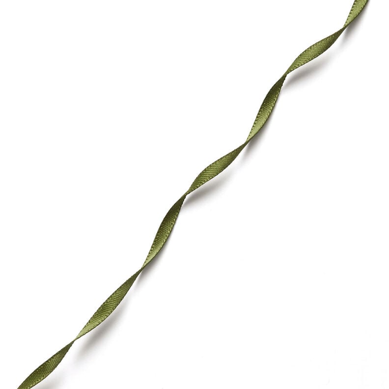 Satinbånd [3 mm] – olivengrøn,  image number 2