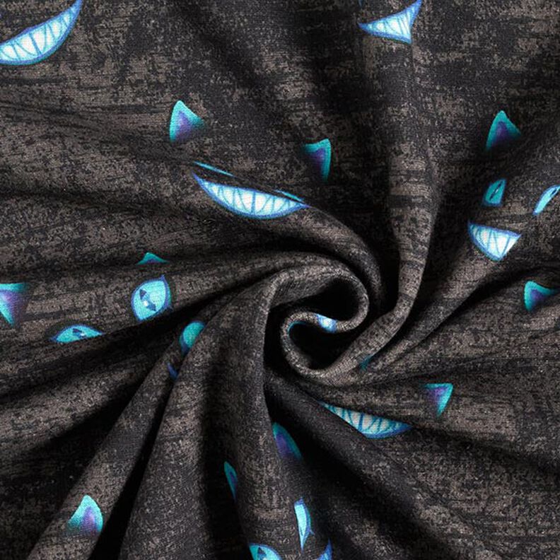 Alpefleece filurkat Melange – sort/blå,  image number 4