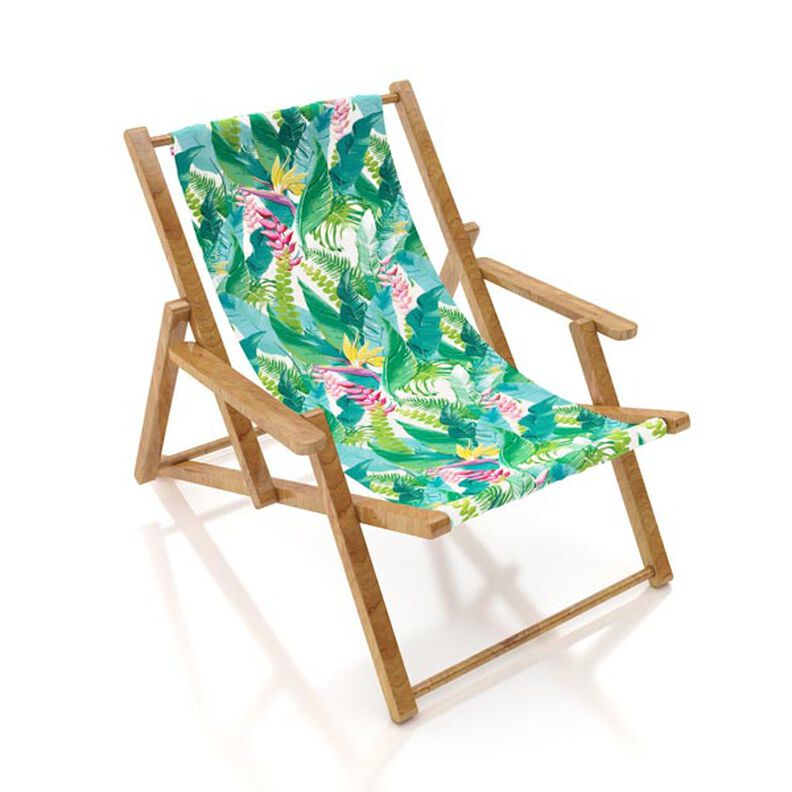 Outdoorstof Canvas tropisk urskov – azur,  image number 11