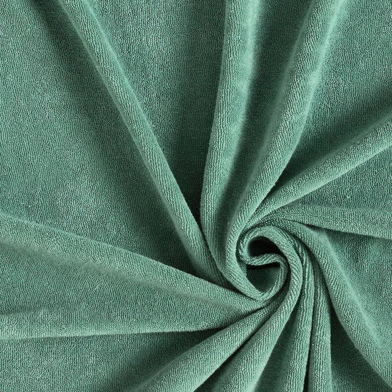 Frottéstof Stretch Ensfarvet – reed,  image number 1