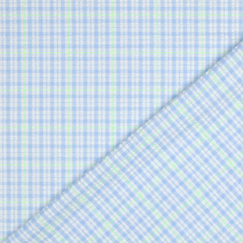 Bæk og bølge Bomuldsblanding Tern – lyseblå/neongrøn,  image number 4