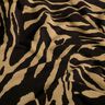 Viskosejersey Zebraprint – mocca/sort,  thumbnail number 2