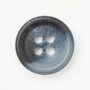 4-hulsknap rund [Ø 15 mm] – jeansblå, 