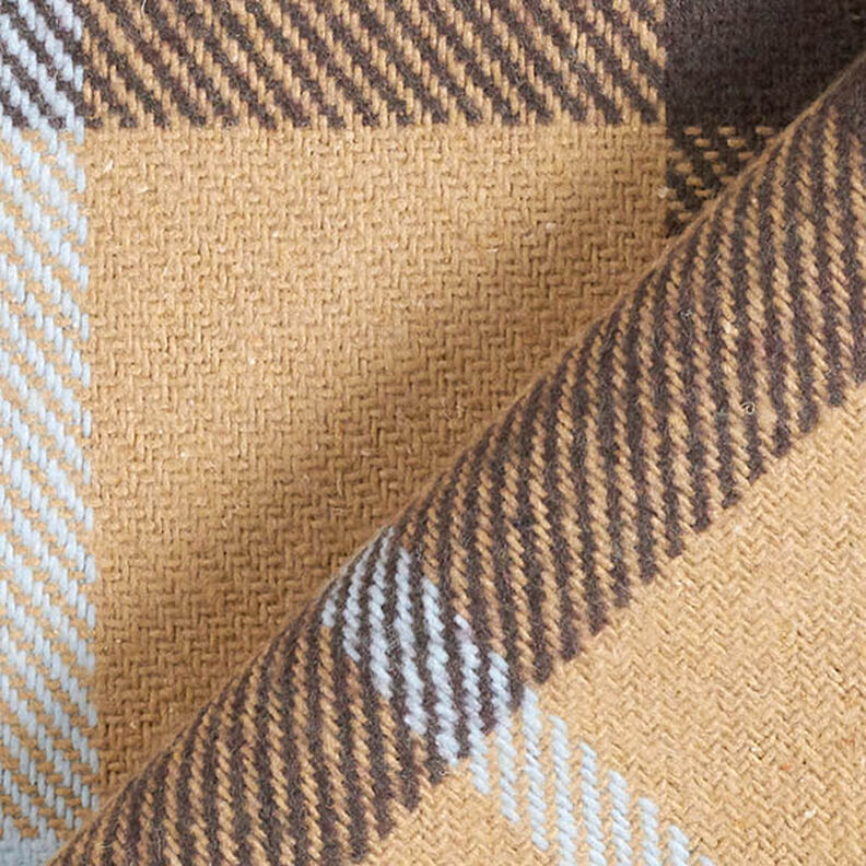 Frakkestof bomuldsternet store tern – beige,  image number 4