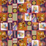Bomuldspoplin Scooby Doo som tegneserie Licensstof – rød/farvemix,  thumbnail number 1