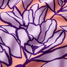 Lenzing Ecovero Inked Bouquet | Nerida Hansen – ferskenorange/lavendel,  thumbnail number 2