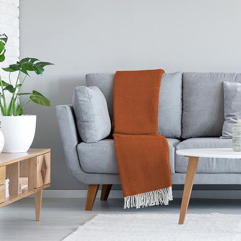 Vaffelpiqué – terracotta,  image number 7