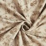 Bomuldsstof  antikke roser – lys taupe/sand,  thumbnail number 3