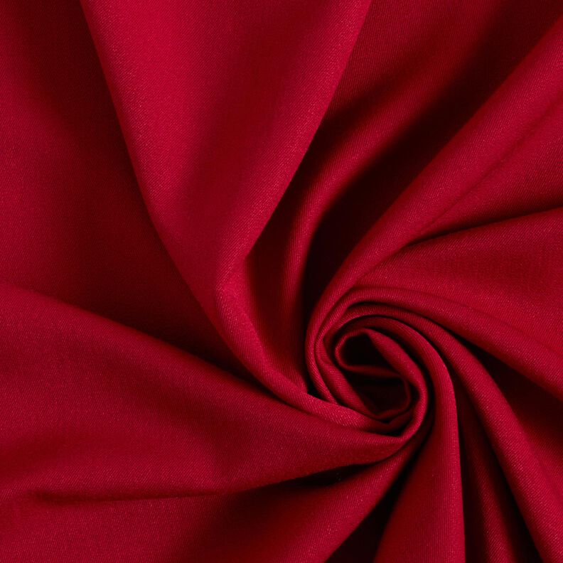 Bi-stretch Gabardine – karminrød | Reststykke 60cm,  image number 1