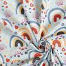 Poplin regnbue – lyseblå,  thumbnail number 3