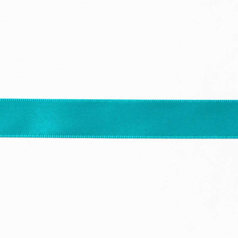 Satinbånd [15 mm] – aquablå,  image number 1