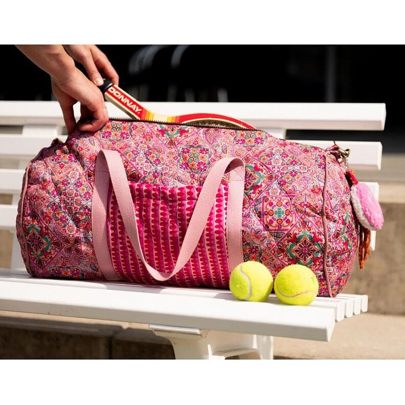 Quiltstof Doubleface romber | Poppy Fabrics – intens pink/mørkegrøn,  image number 5