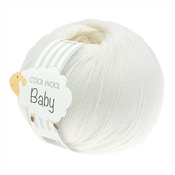 Cool Wool Baby, 50g | Lana Grossa – hvid,  image number 1