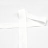 Elastisk kantbånd (skråbånd) mat [20 mm] – uldhvid,  thumbnail number 1