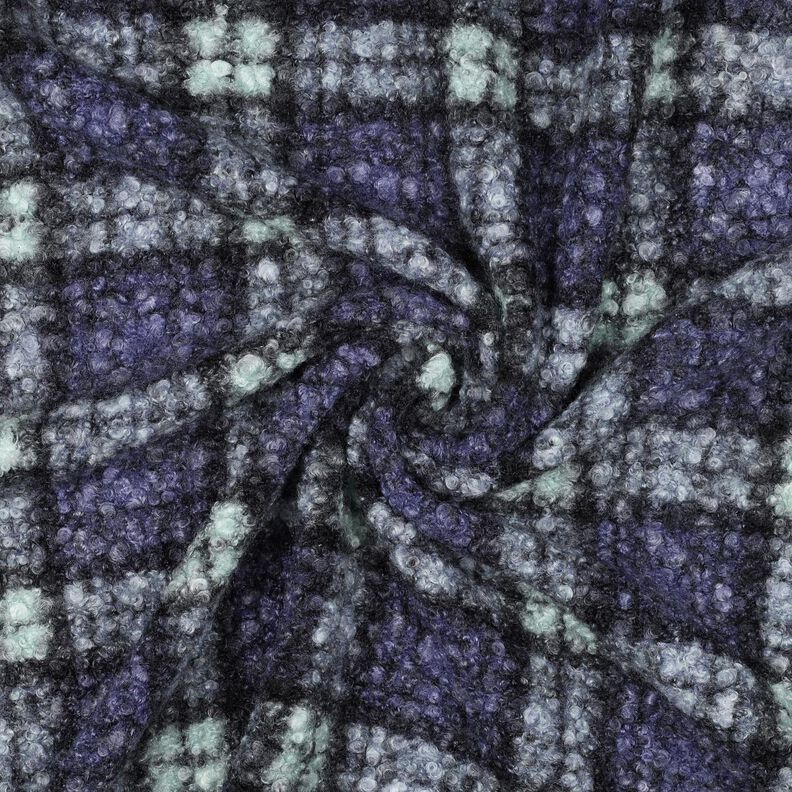 Strick-Bouclé Tern – lilla/lys mint,  image number 3