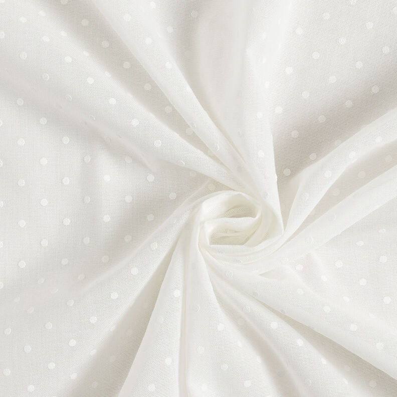 Gardinstof fine prikker 300 cm – uldhvid,  image number 5