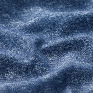 Chambray med vaskning – jeansblå, 