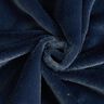 Kunstpels ensfarvet – marineblå,  thumbnail number 1