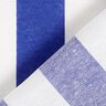 Dekorationsstof Canvas Striber – blå/hvid,  thumbnail number 4