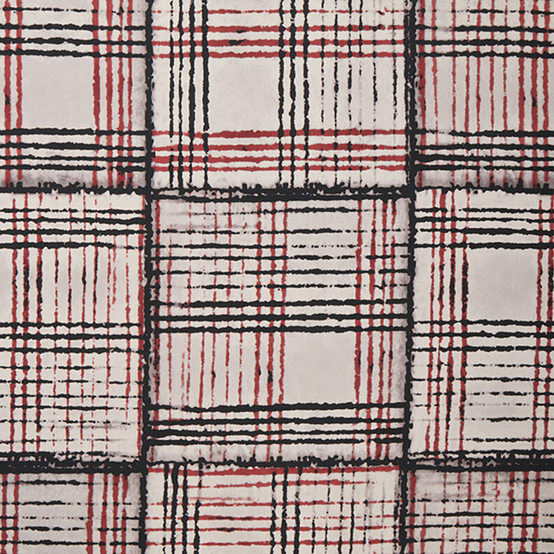 Blusestof sløret tern – perlegrå,  image number 1