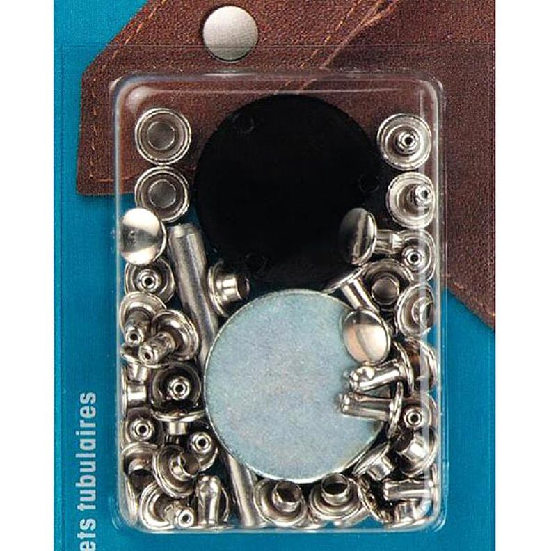 Rørformede nitter Klemmber [20 Styk | Ø 7,5 mm] - sølv metallisk| Prym,  image number 3