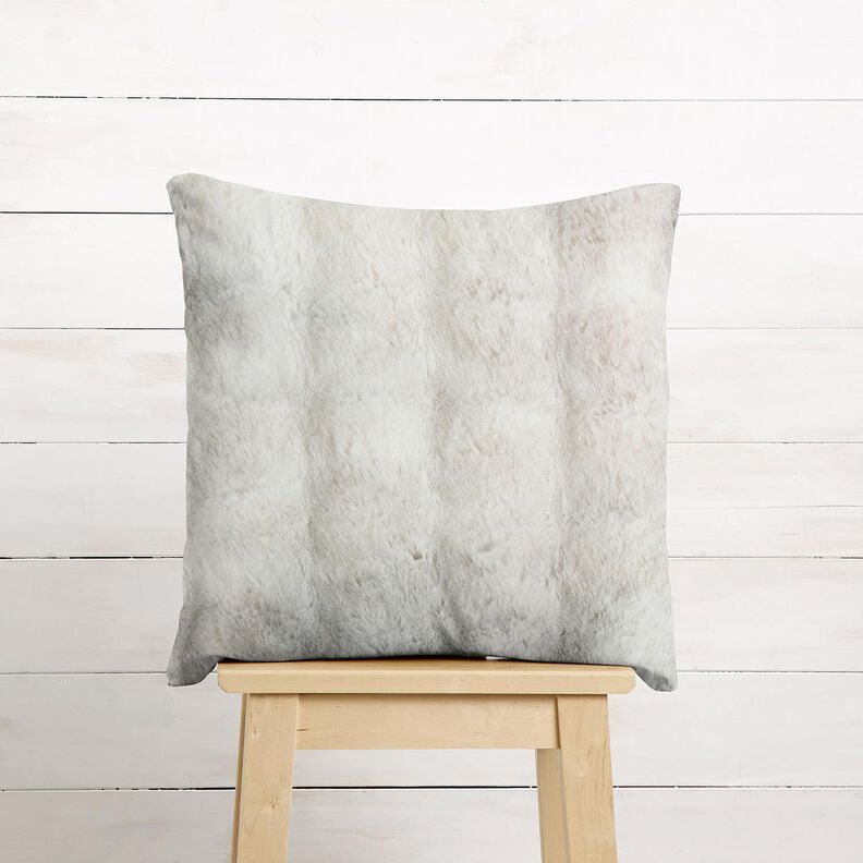 Kunstpels langt h&aring;r med farveforl&oslash;b &ndash; s&oslash;lvgr&aring;,  image number 6