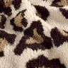 Sherpa teddyplys leopardmønster – mandel/sort,  thumbnail number 2