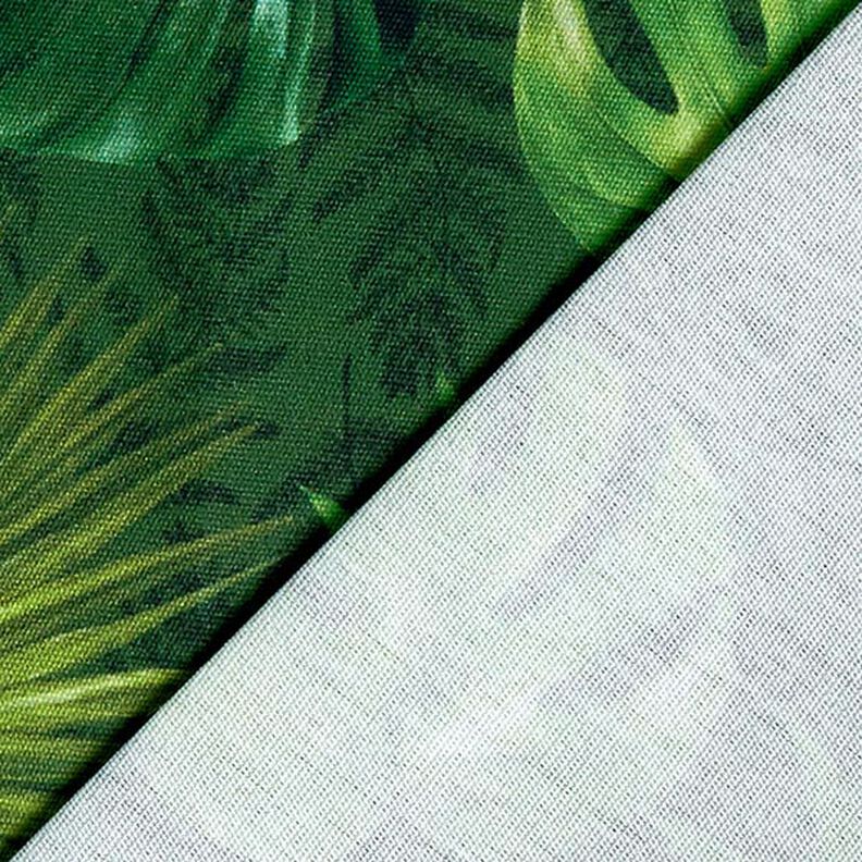 Outdoorstof Canvas palmeblade – olivengrøn,  image number 4