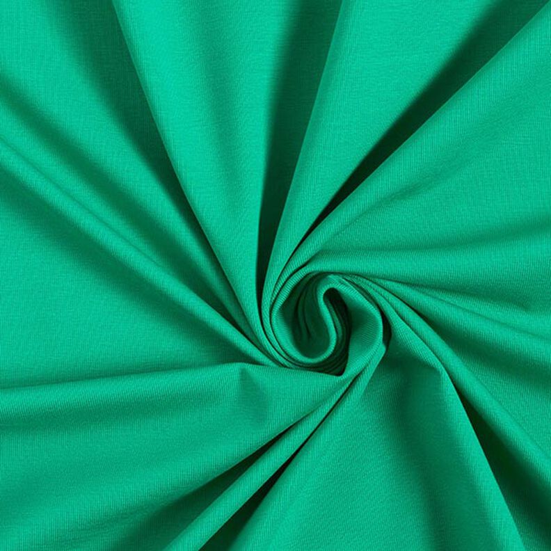 Bomuldsjersey Medium ensfarvet – grøn,  image number 1