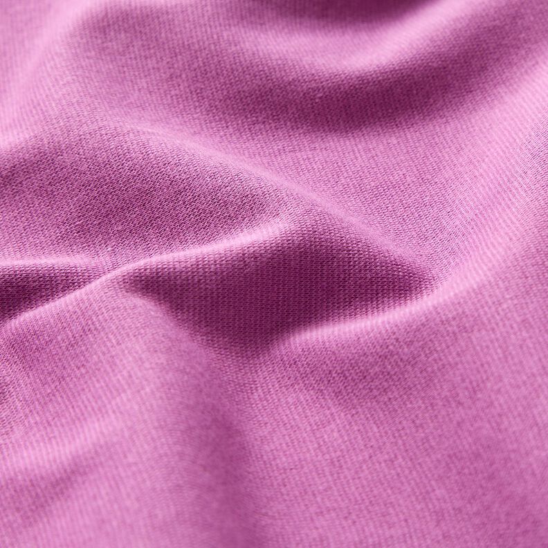 Rib stof ensfarvet – rødlilla,  image number 4