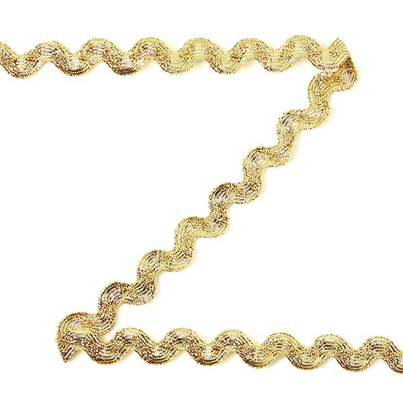 Takket lidse Lurex [12 mm] - guld metallisk,  image number 1
