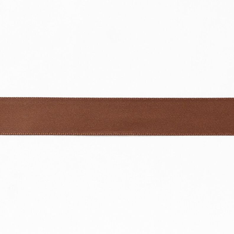 Satinbånd [15 mm] – mellembrun,  image number 1