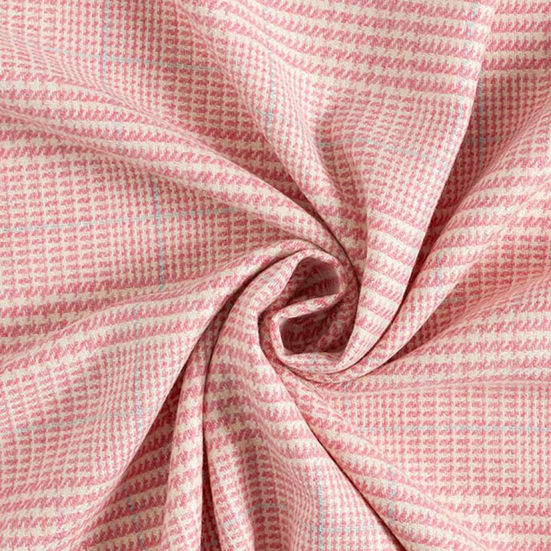 Uldstof skotskternet – rosa,  image number 5