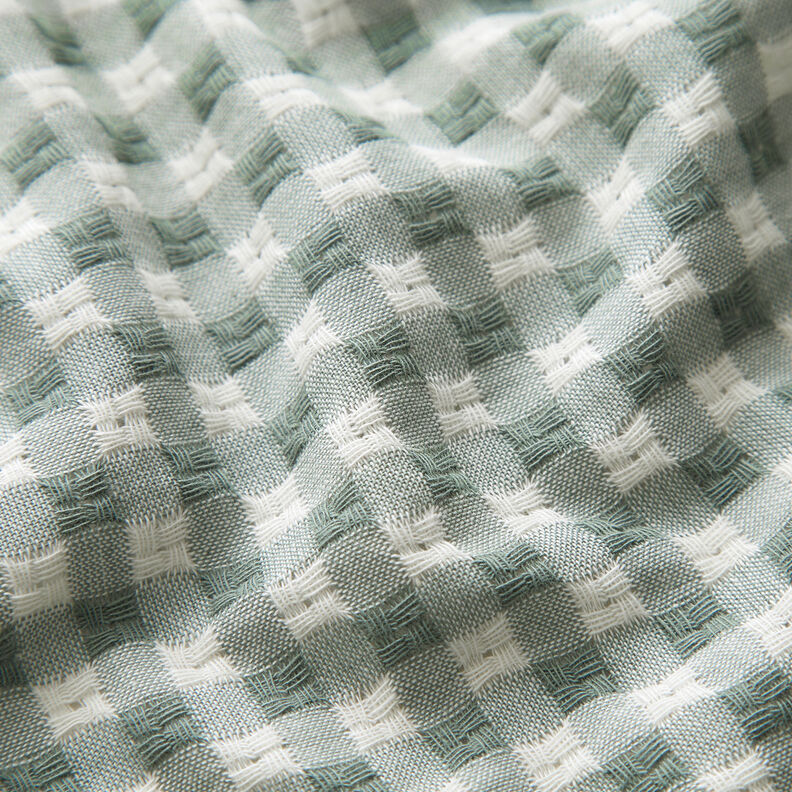 Bomuldsstof struktur-tern – hvid/reed,  image number 2