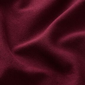Rib stof ensfarvet – bordeaux, 