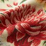 Dekorationsstof Gobelin store blomster – lysebeige/rød,  thumbnail number 2