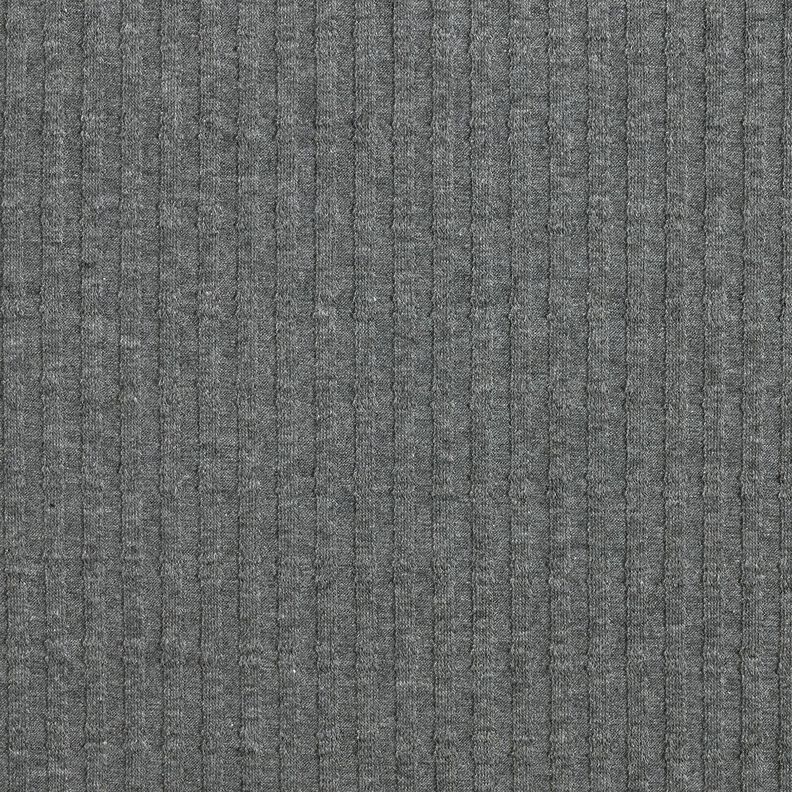 Rib-jersey strikkemønster – mørkegrå,  image number 1