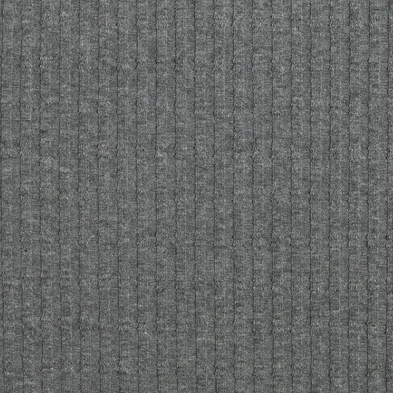 Rib-jersey strikkemønster – mørkegrå,  image number 1