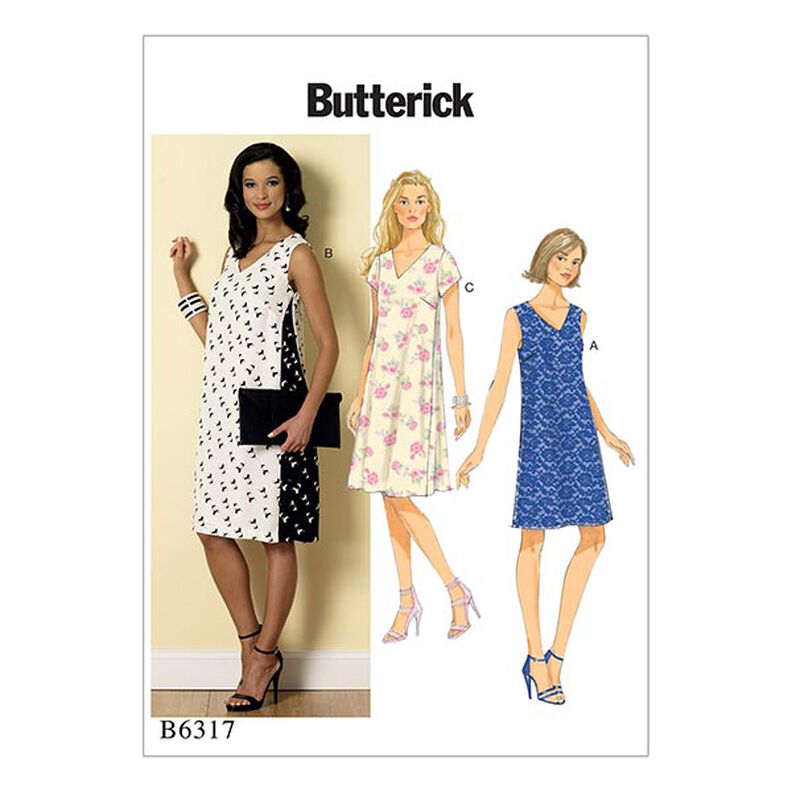 kjole | Butterick 6317 | 40-48,  image number 1