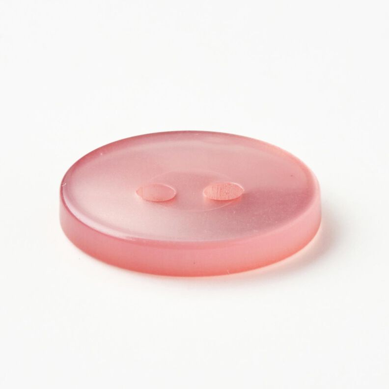 2-hulsknap blank [Ø 15 mm] – rosa,  image number 2
