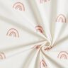 GOTS Bomuldsjersey fine regnbuer Digitaltryk – elfenben,  thumbnail number 3