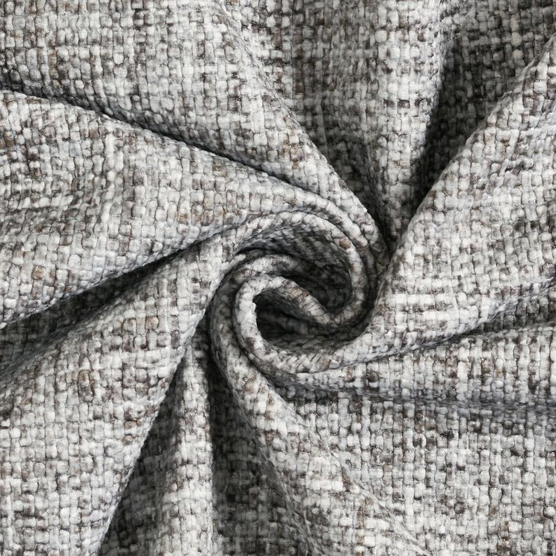 Polsterstof præget velour – grå,  image number 3