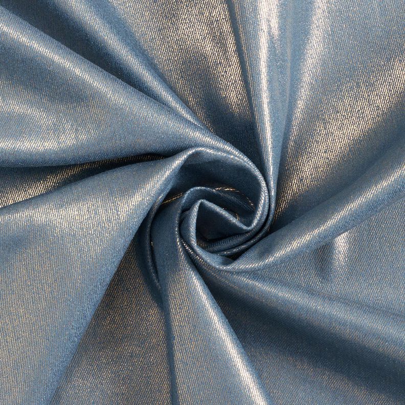 Denim stretch metallic – jeansblå/sølv metallic,  image number 1