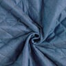 Quiltet stof chambray ensfarvet – jeansblå,  thumbnail number 5