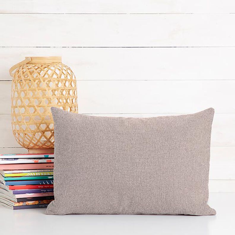 Polsterstof elegant meleret &ndash; taupe,  image number 8