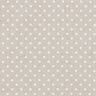 Dekorationsstof Halvpanama klassiske prikker – natur/hvid,  thumbnail number 1