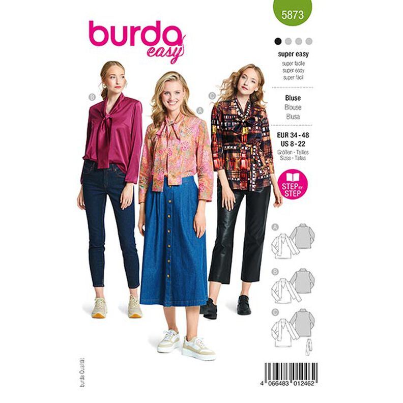 Bluse | Burda 5873 | 34-48,  image number 1