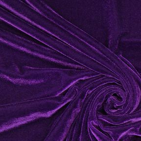 Stretch Velour lilla, 